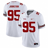 Ohio State Buckeyes 95 Cameron Johnston White Nike College Football Jersey Dzhi,baseball caps,new era cap wholesale,wholesale hats